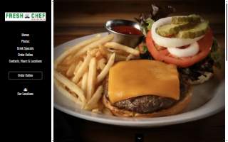 Fresh Chef Kitchen website
