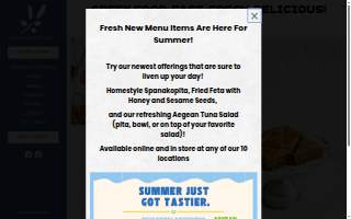 Greco Fresh Grille - Cornelius website