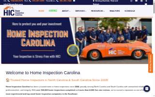 Home Inspection Carolina of Cornelius website