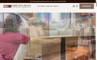 Innbo Furniture & Design of Cornelius website