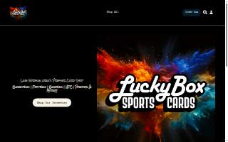 Lucky Box Sports Cards website