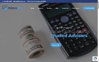MirchCPA of Cornelius website