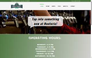 Neoteric Brewing website