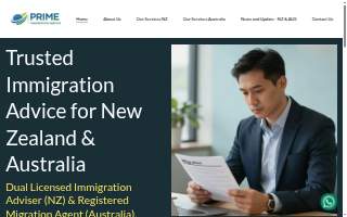 Prime Immigration Services LLC website