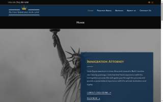Reyna Immigration Law of Cornelius website