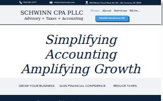 Schwinn CPA PLLC of Davidson website