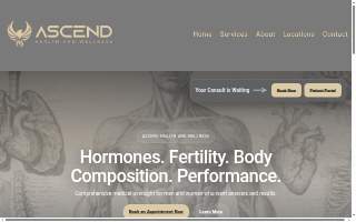 Ascend Health and Wellness of Davidson website