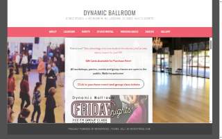 Dynamic Ballroom website