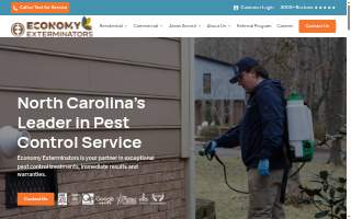 Economy Exterminators of Davidson website
