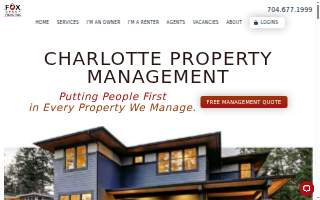 Fox Group Properties | Charlotte Property Management of Davidson website