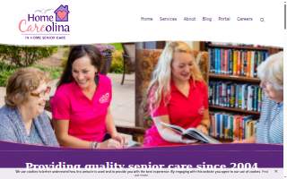 Home Careolina website