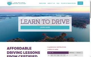 Lake Norman Driving Academy of Davidson website