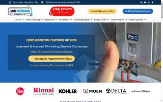 Lake Norman Plumber On Call website