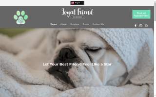 Loyal Friend Dog Grooming of Davidson website
