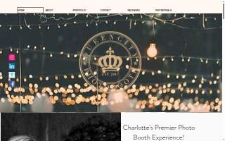 Queen City Photobooth of Davidson website