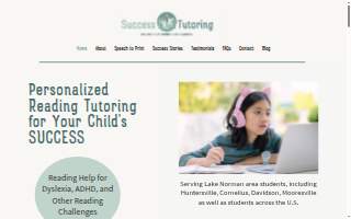 Success Tutoring of Davidson website