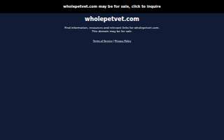 Whole Pet Veterinary Hospital - Davidson website
