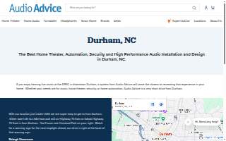 Audio Advice of Durham website