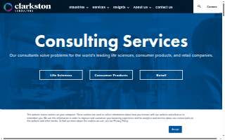 Clarkston Consulting website