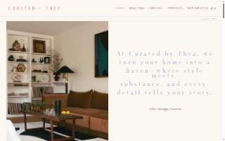 Curated by Thea website