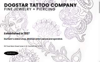 Dogstar Tattoo Company website