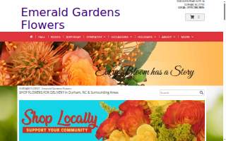 Emerald Gardens Flowers website