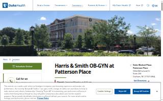 Harris & Smith OB-GYN at Patterson Place website