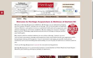 Heritage Acupuncture & Wellness, LLC website