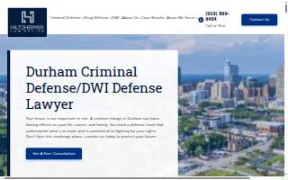 Hiltzheimer Law Office, PLLC I Durham DWI Lawyer website