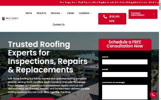 Iron Horse Roofing website