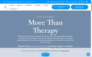 More Than Therapy website