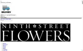 Ninth Street Flowers website