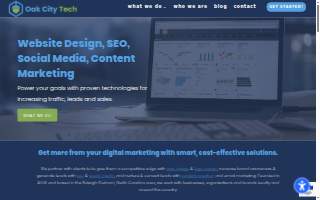 Oak City Technology website