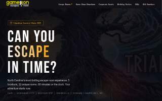 Game On Escapes & More - Greenville (formerly Undaunted) website