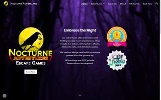 Nocturne Adventures website