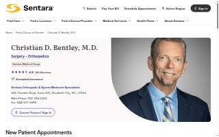 Christian D. Bentley, M.D. website