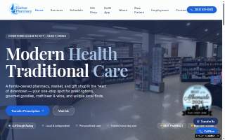 Harbor Pharmacy website