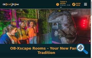 OB-Xscape Rooms website