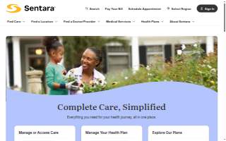 Sentara Heart and Vascular Center of Woodbridge website