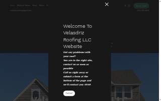 Velasdriz Roofing LLC website