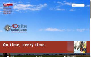 4D Site Solutions of Hope Mills website
