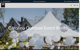 Carolina Outdoor Event Rentals website