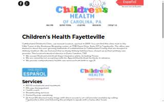 Children's Health Fayetteville, formerly Cumberland Children's Clinic website