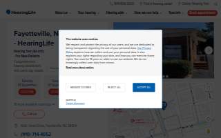 HearingLife of Fayetteville NC website