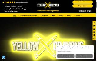 Yellow Crayons website