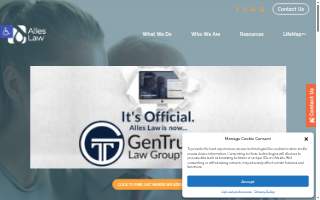 Alles Law, PLLC website