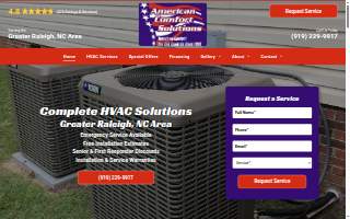 American Comfort Solutions website