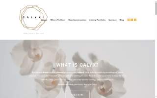 Calyx Living of Fuquay-Varina website