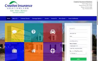 Creative Insurance Solutions website