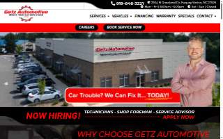 Getz Automotive website